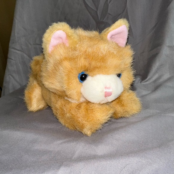 Vtg JUST FRIENDS Aurora Orange Tabby Cat Kitty Plush EUC - Picture 4 of 11